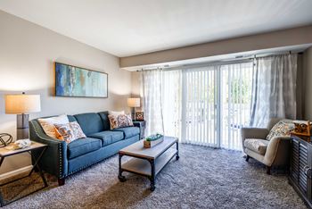 Living Room, Crossings at White Marsh Apartments, White Marsh, MD